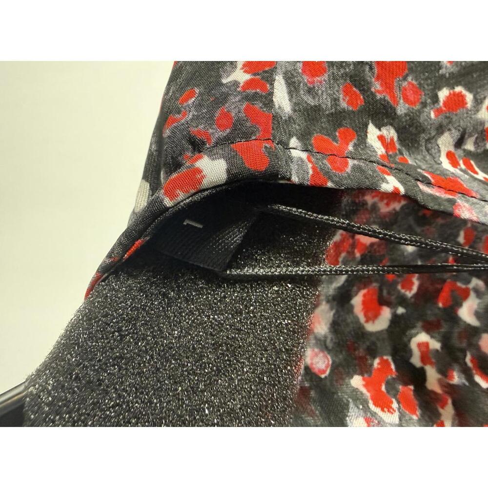 The Kooples Flowers Dot Wrap Peplum Blouse 100% Viscose US Small FR 1 NWT $220 - Picture 6 of 7